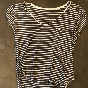 American Eagle Striped Favorite T